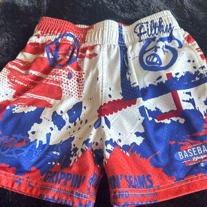 BASEBALL LIFESTYLE 101 GRAFFITI BOYS SHORTS IN SZ YOUTH SM…GENTLY WORN!!!